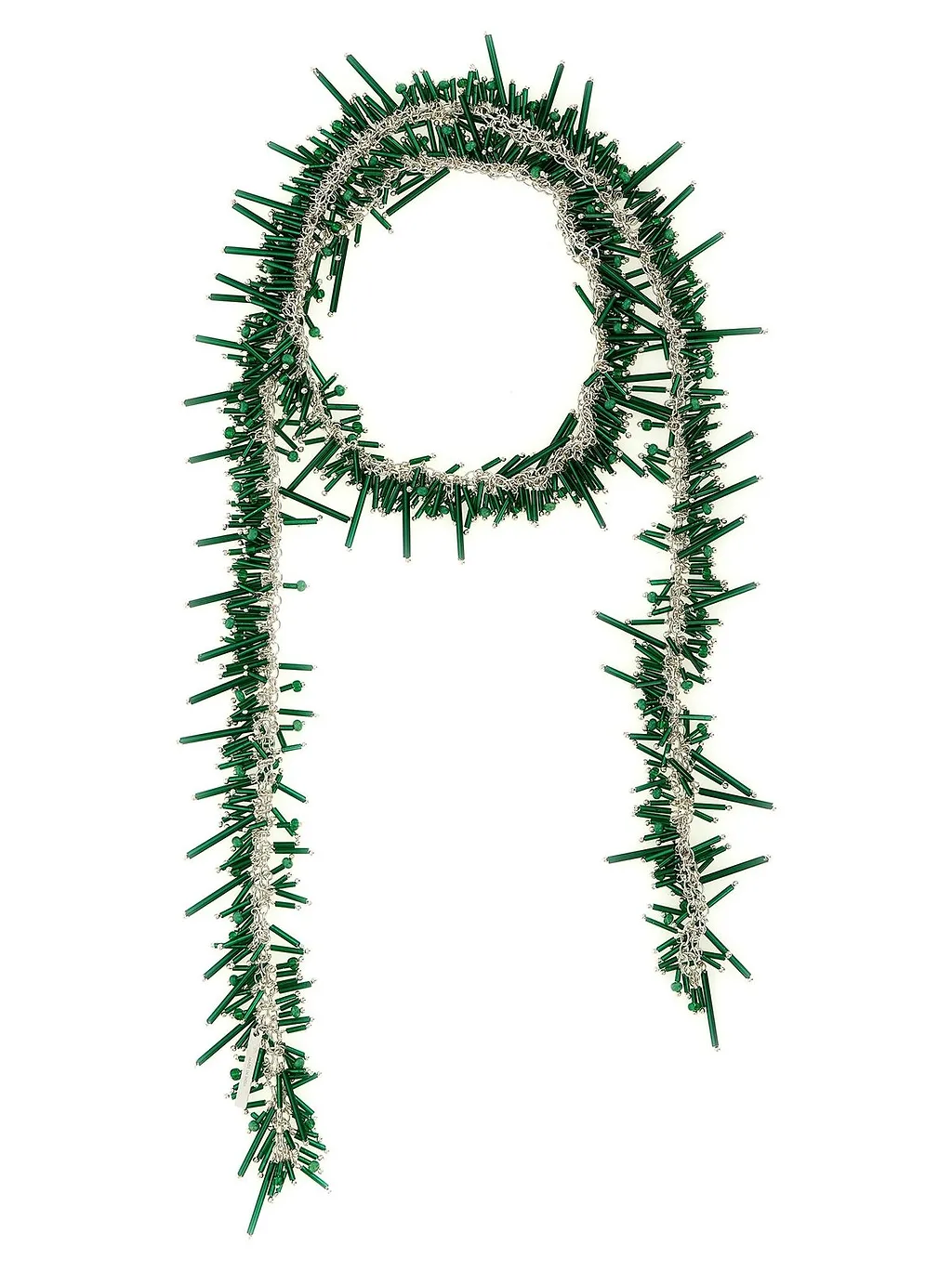 Dries Van Noten Embellished Scarf Necklace