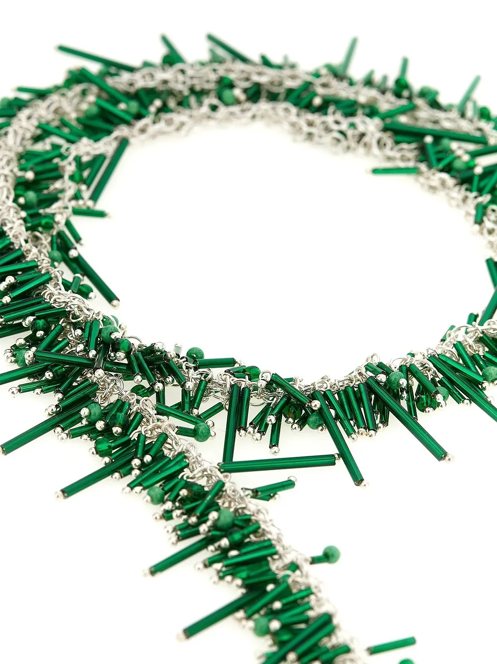 Dries Van Noten Embellished Scarf Necklace