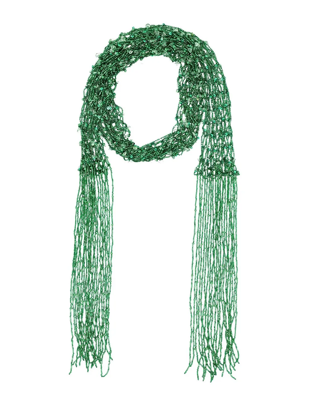 Dries Van Noten Embroidered Fringe Necklace