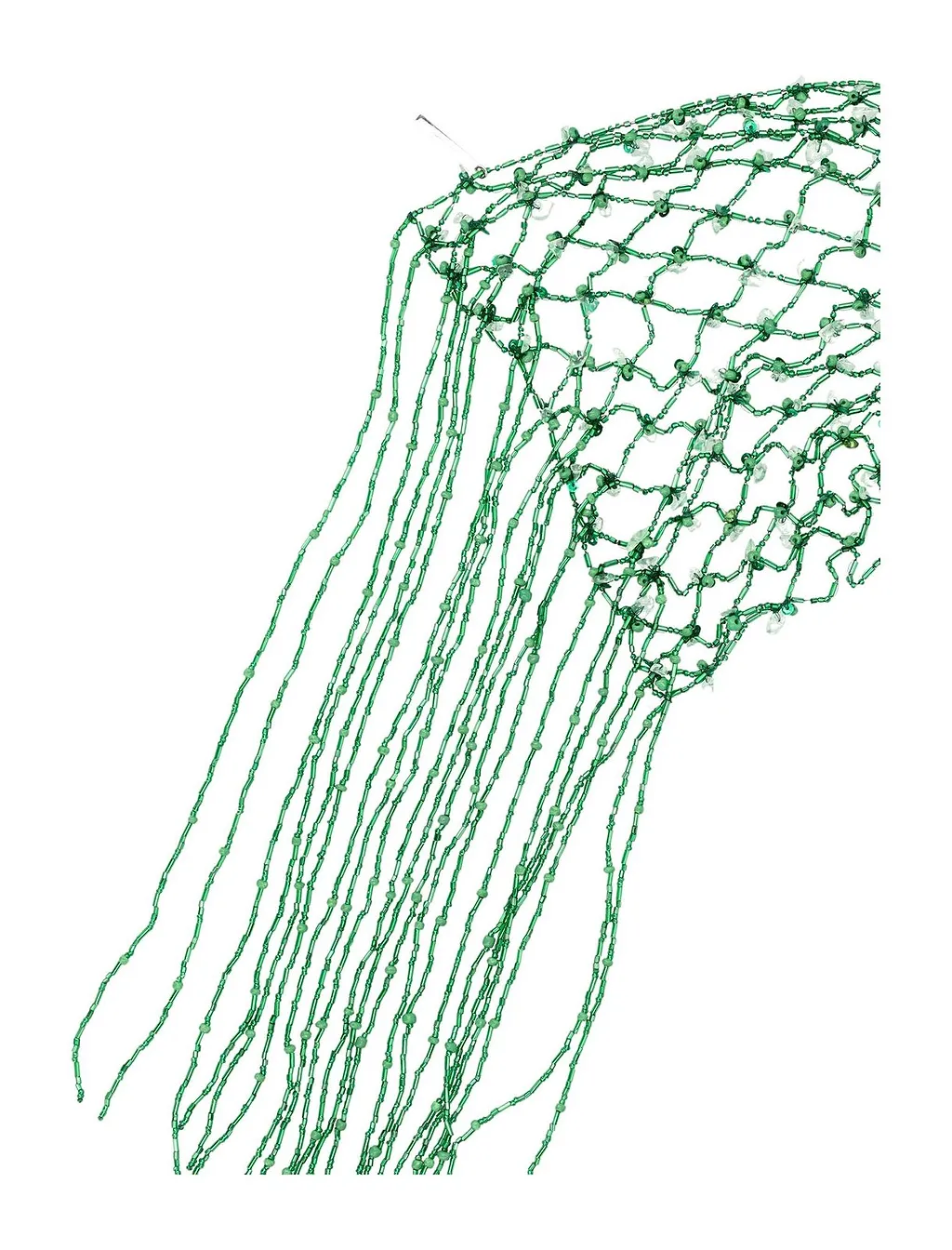 Dries Van Noten Embroidered Fringe Necklace