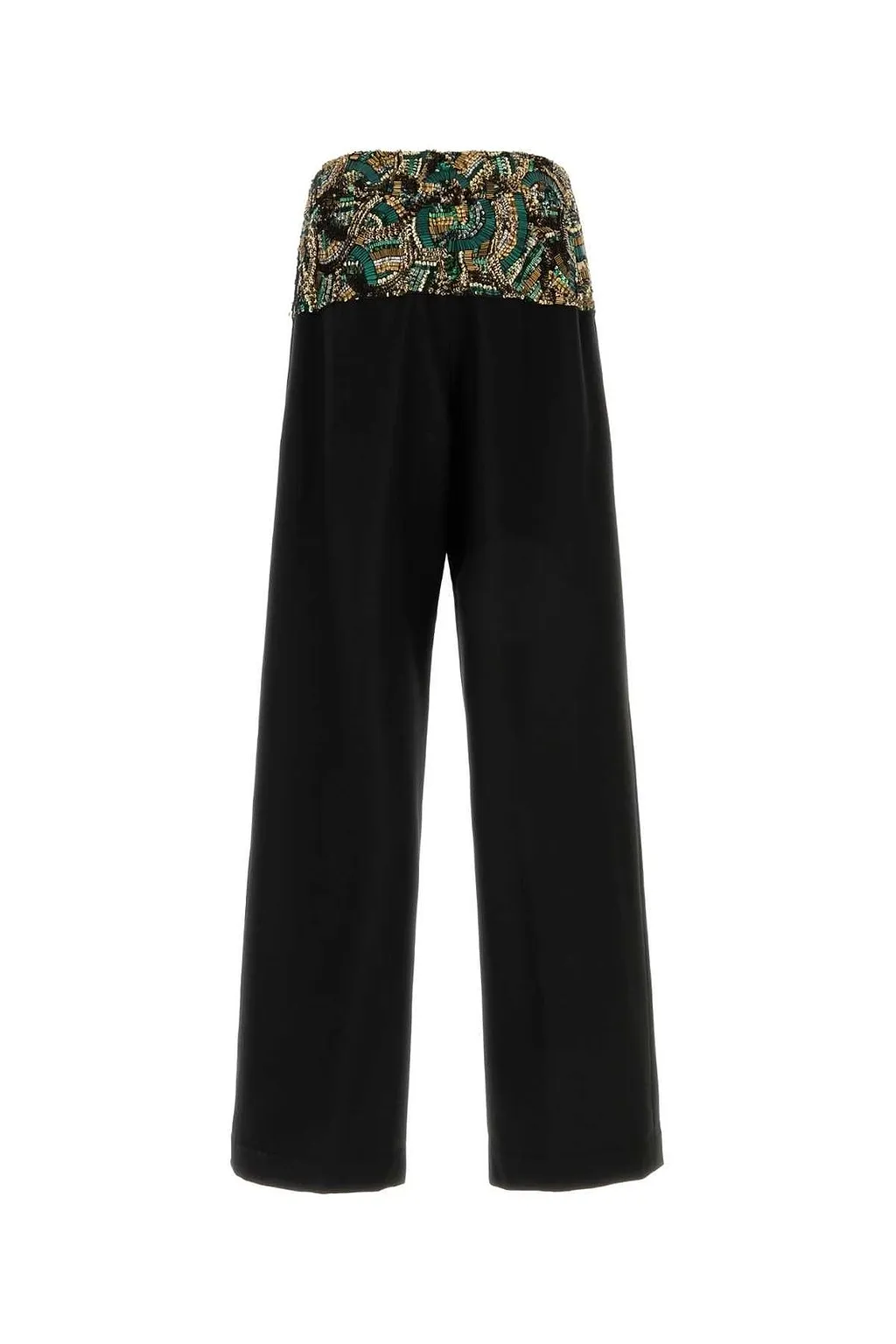 Dries Van Noten Embroidered Waist Pants