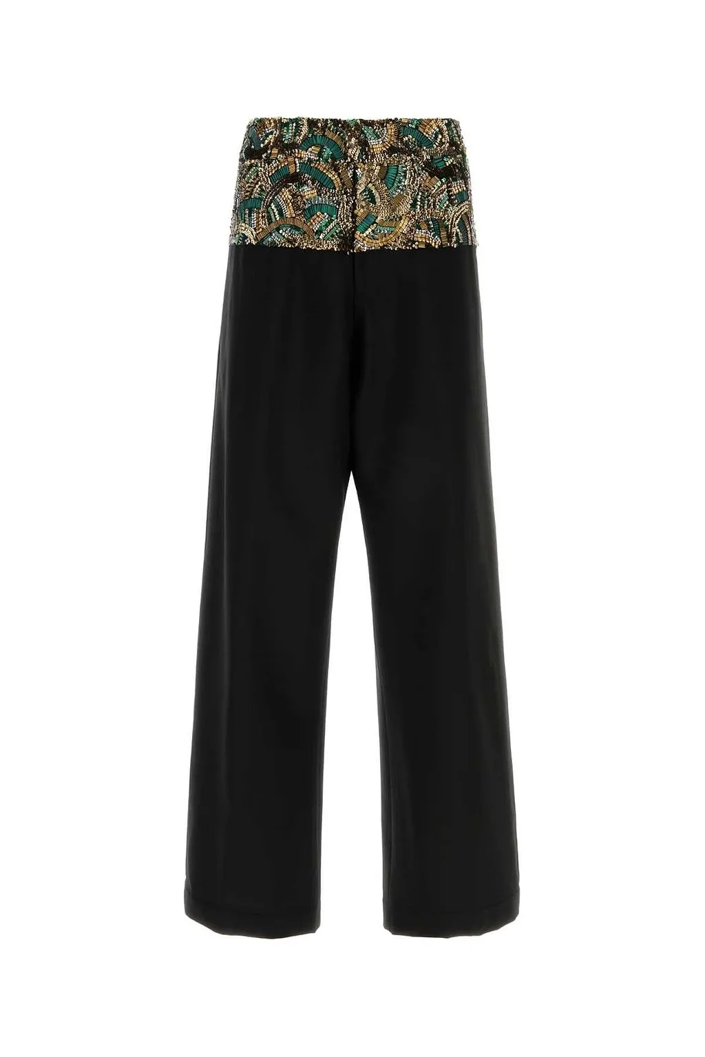 Dries Van Noten Embroidered Waist Pants