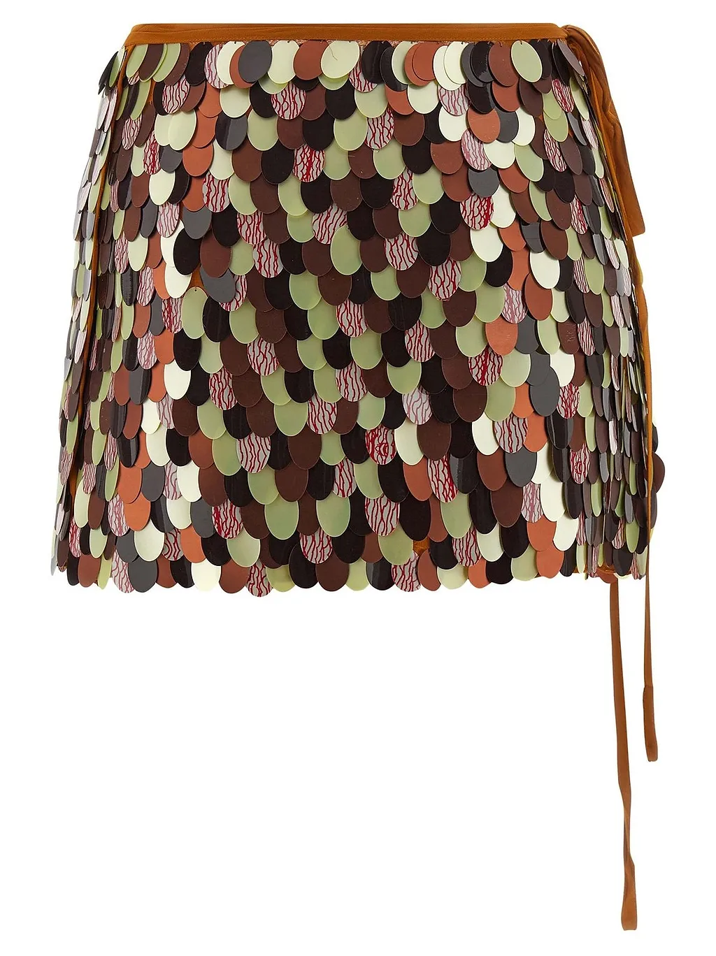 Dries Van Noten Gabrina Embellished Wrap Skirt