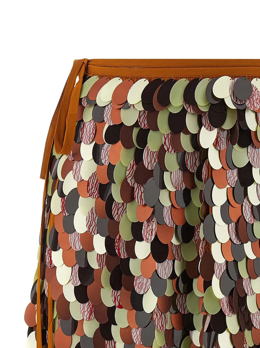 Dries Van Noten Gabrina Embellished Wrap Skirt