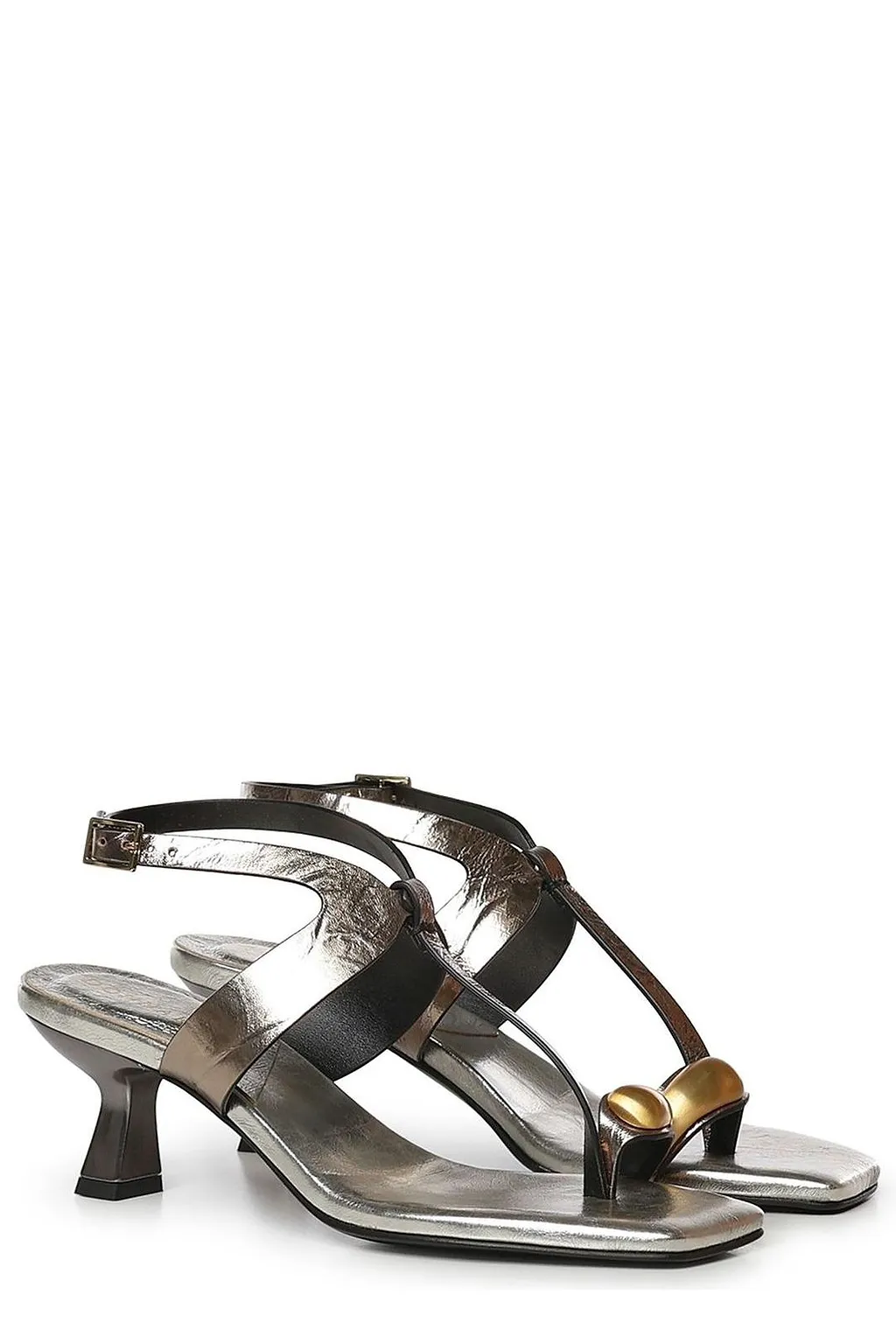 Donnarì Bow Strap Heeled Sandals