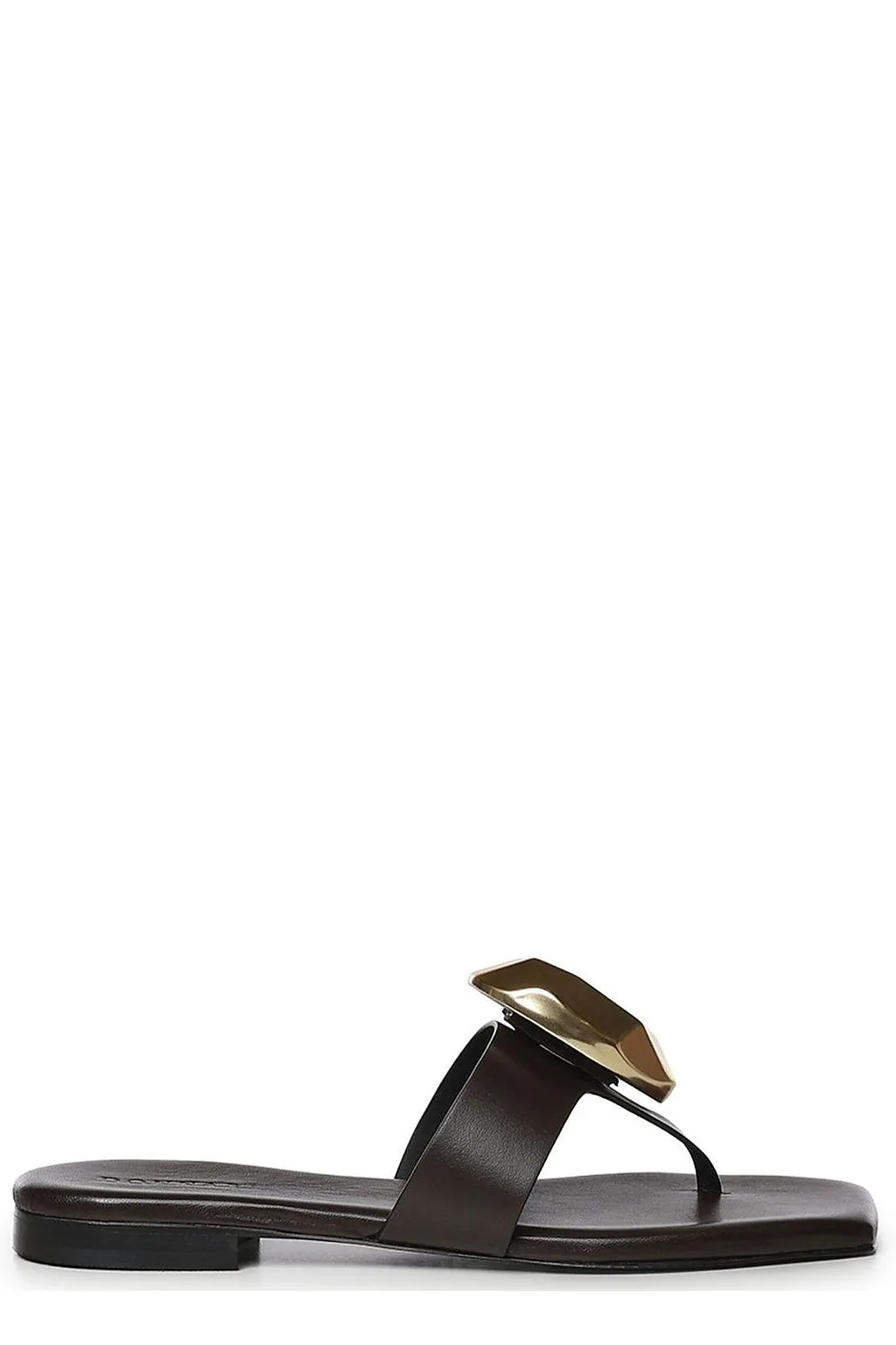 Geometric Ornament Flat Sandals