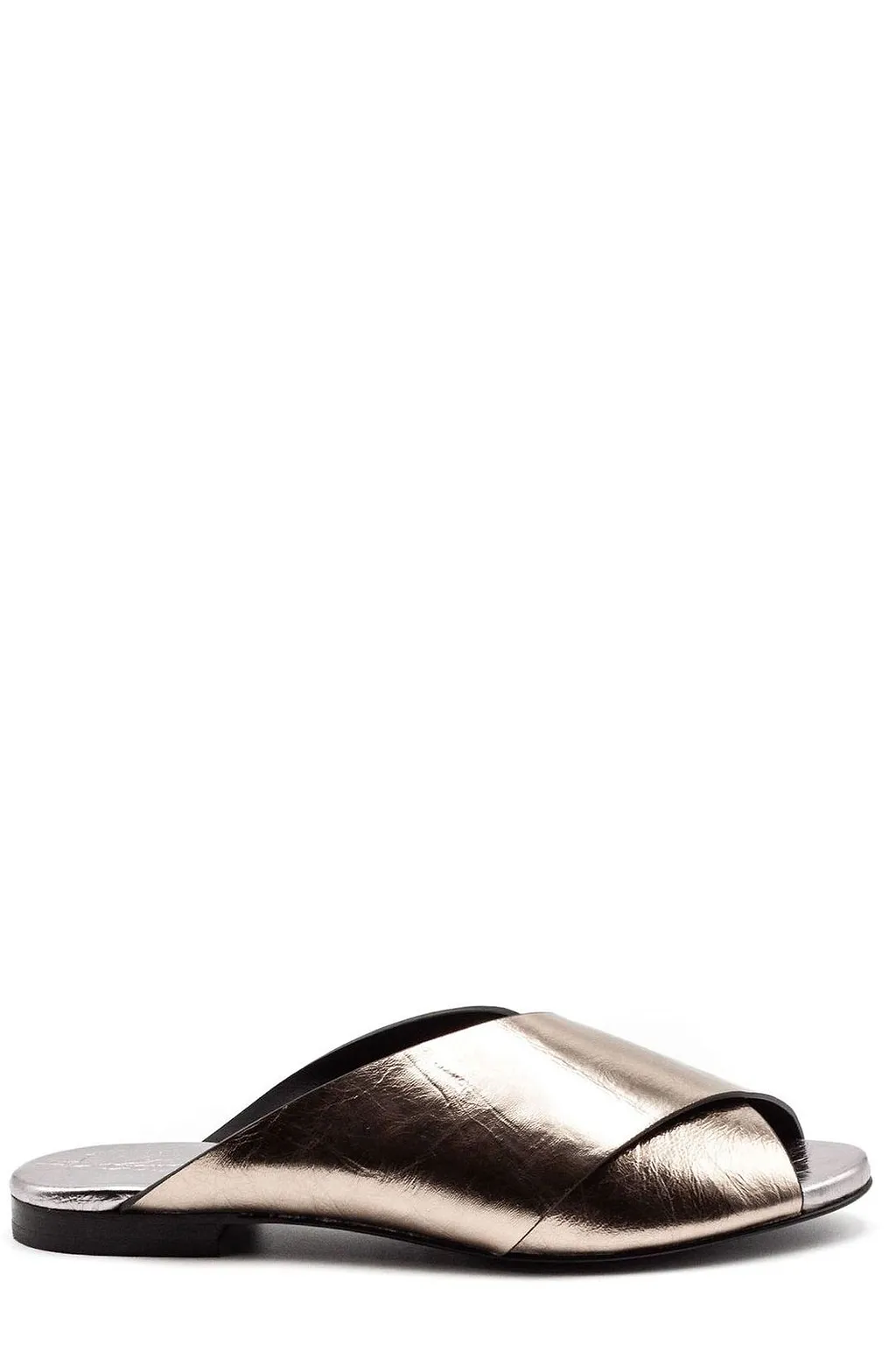 Crossover Strap Flat Sandals