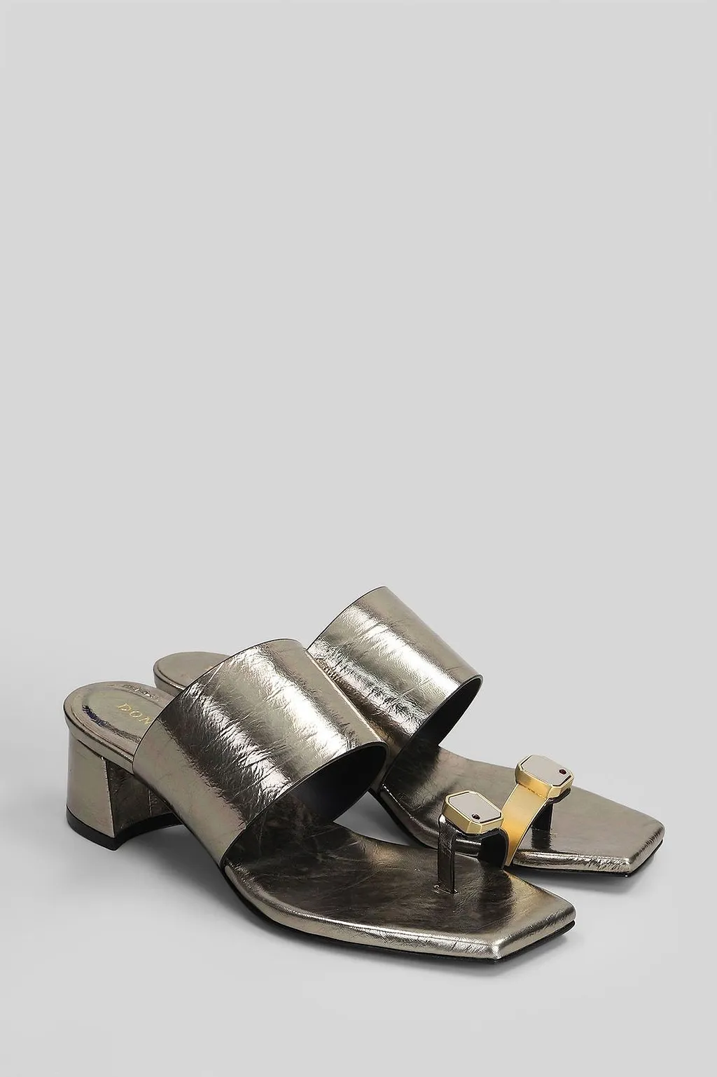 Donnarì Square-Toe Slip-On Sandals