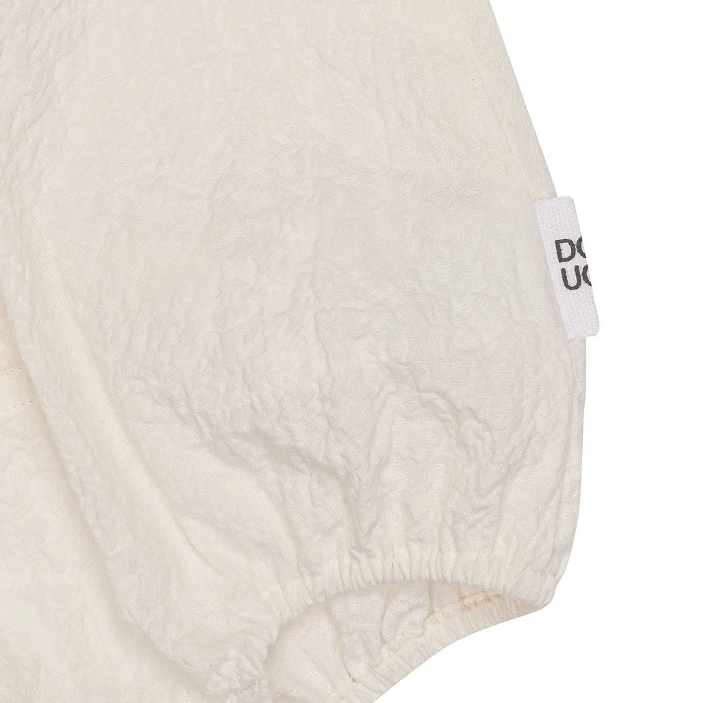 Douuod Kids Button Detailed Crinkled Rompers