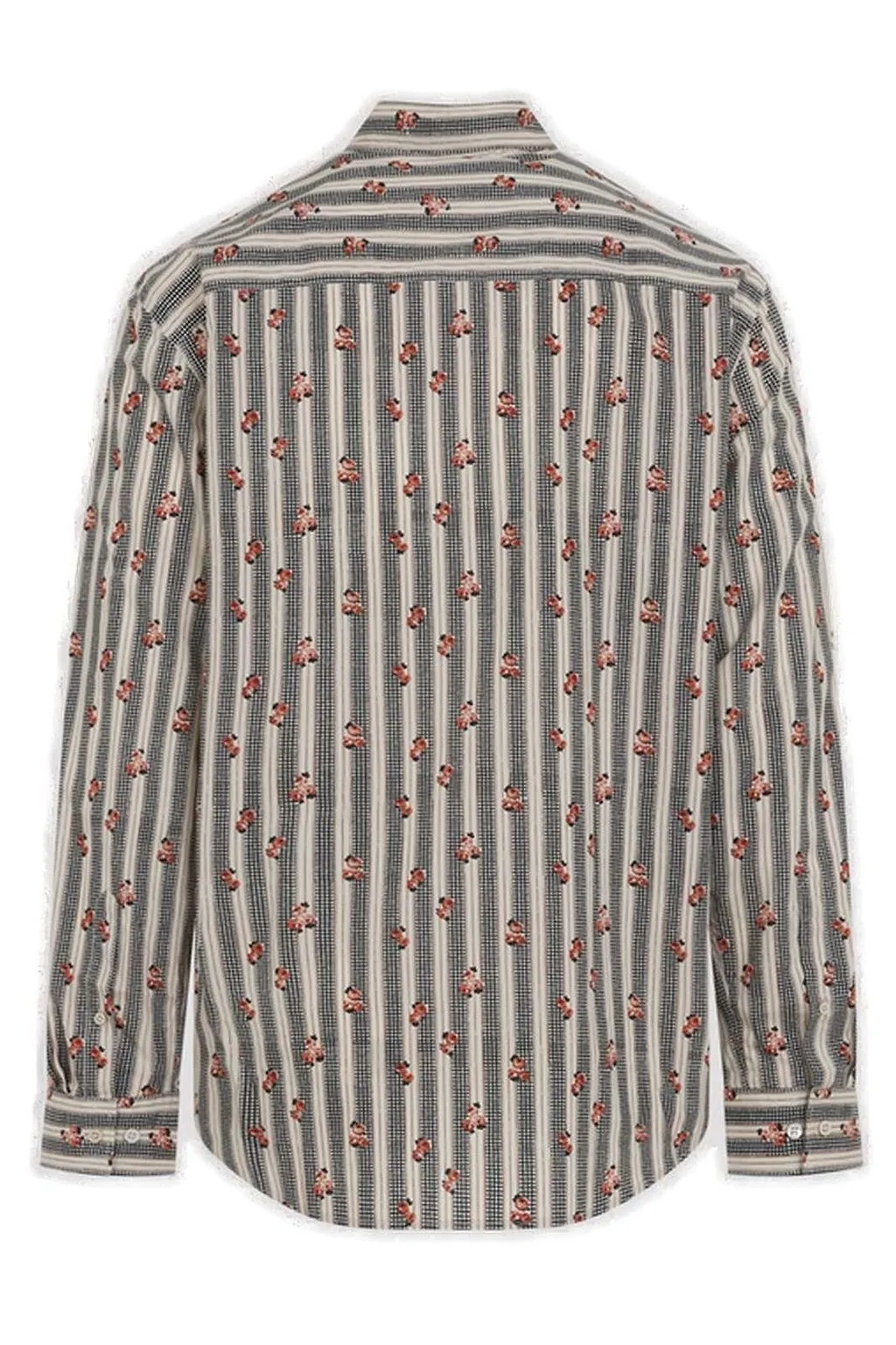 Dries Van Noten Caper Floral Stripe Shirt