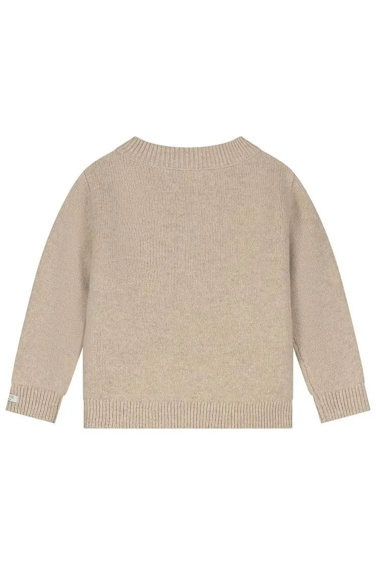 Denn Bear Patterned Crewneck Jumper