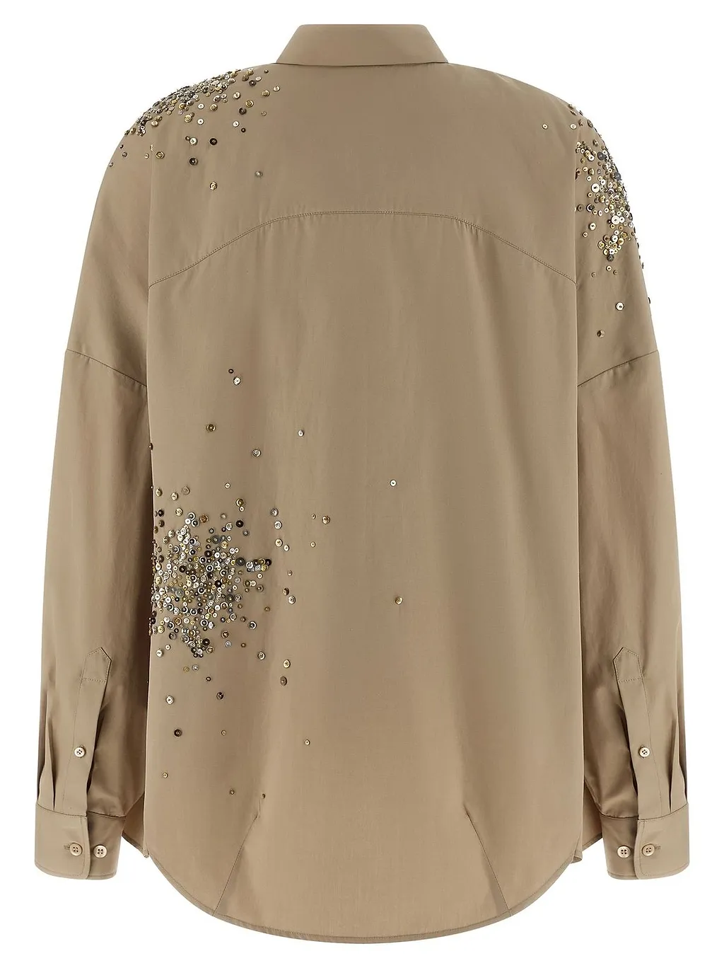 Dries Van Noten Long Sleeve Embellished Shirt