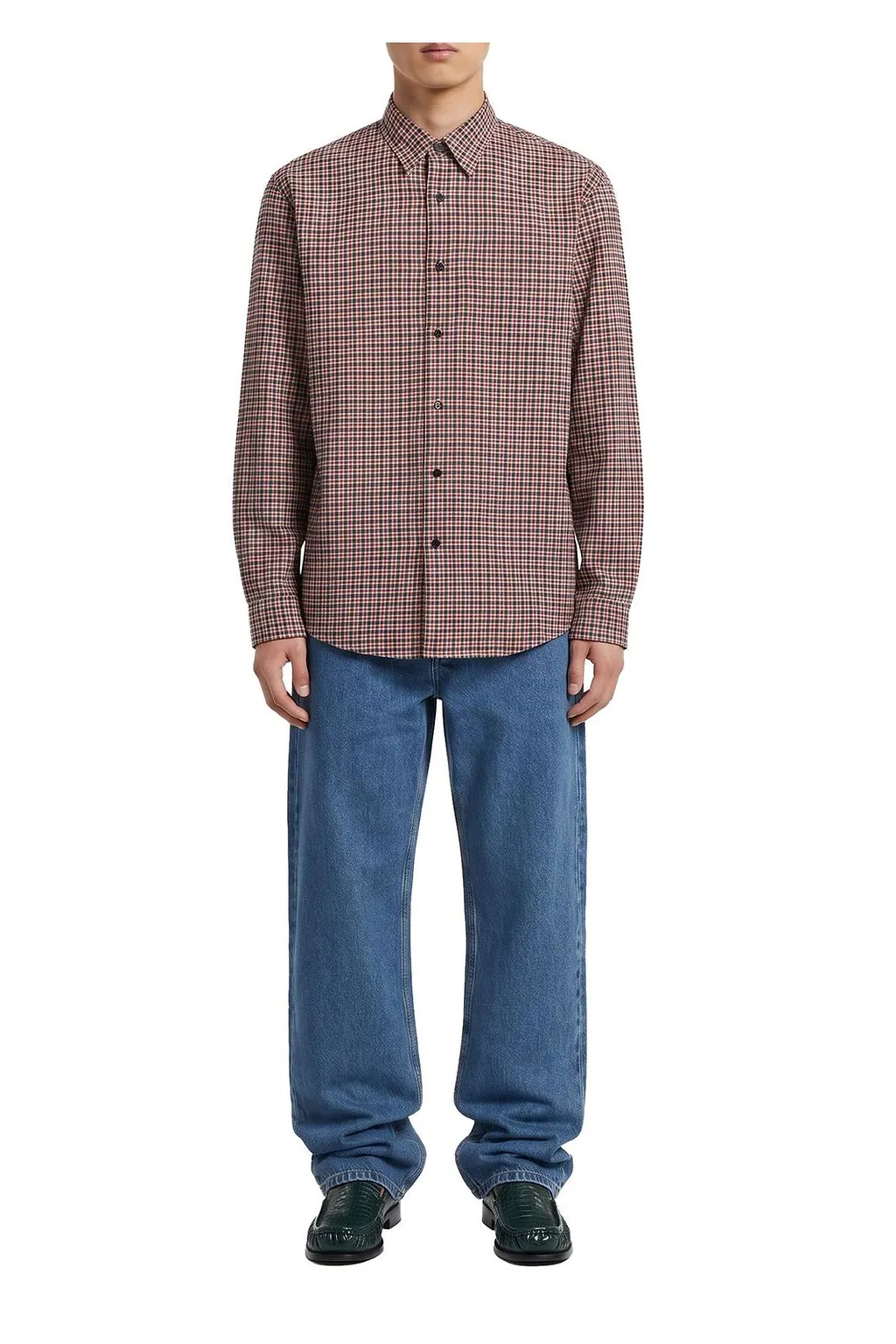 Dries Van Noten Long-Sleeved Checked Shirt