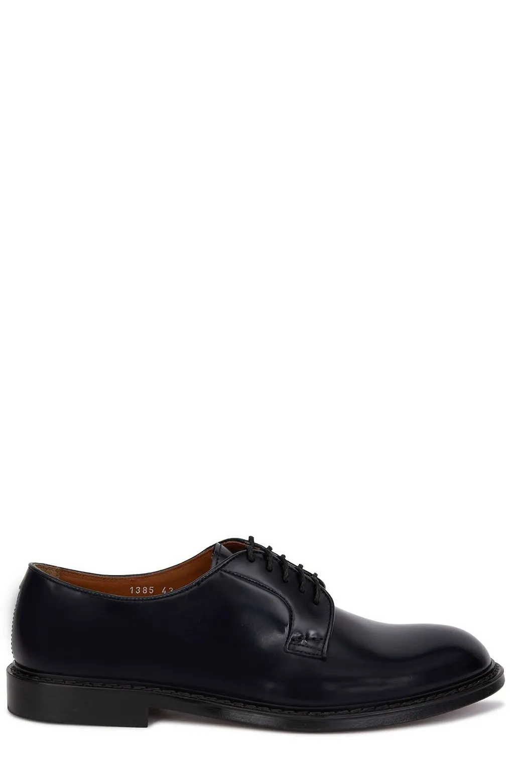 Doucal's Almond Toe Lace-Up Derby Shoes