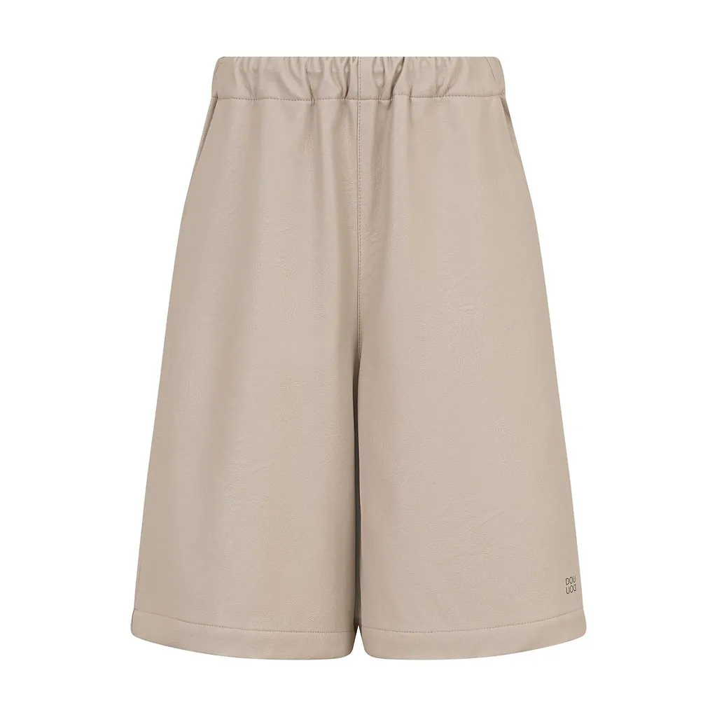 Douuod Kids Logo Detailed High Waist Shorts