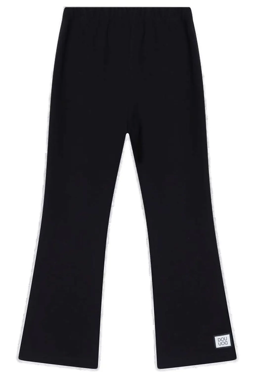 Douuod Kids Logo Patch Flared Pants