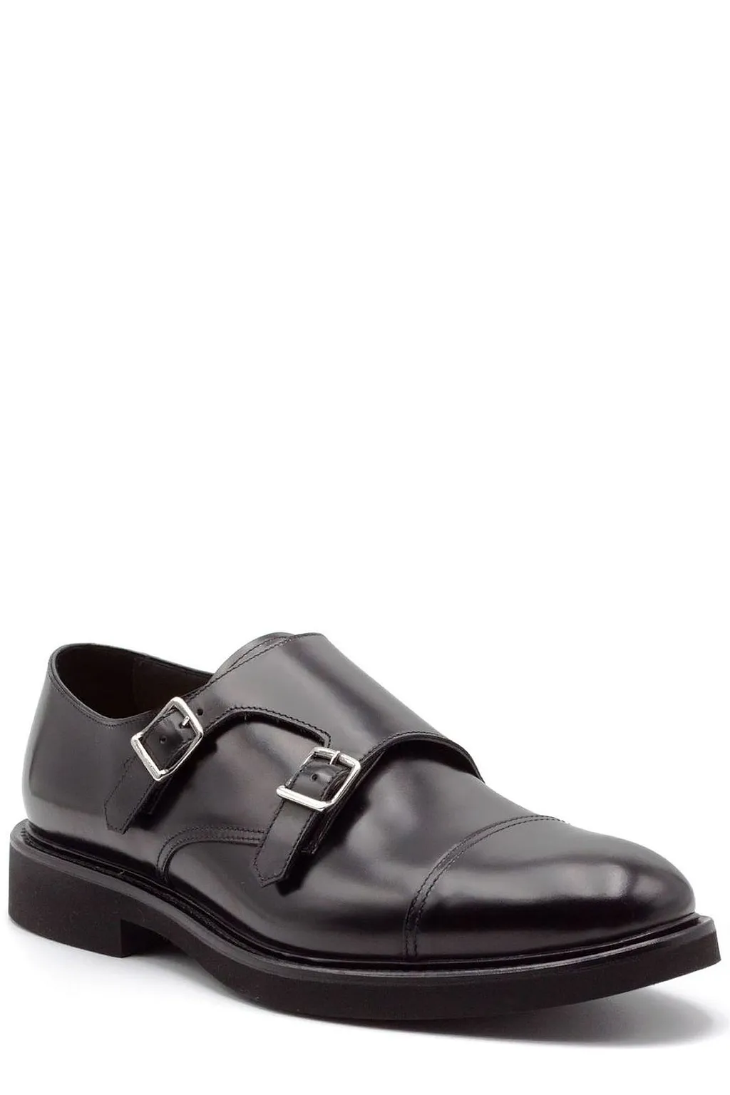 Doucal's Double Buckle Monk Shoes