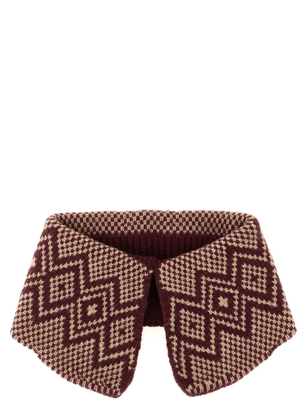 Dries Van Noten Martim Jacquard Knit Collar
