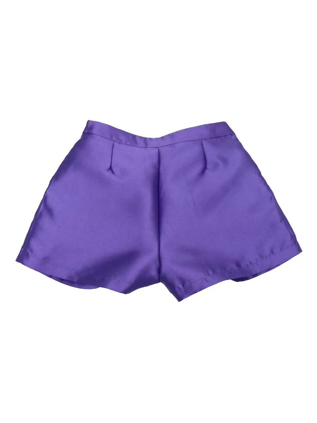 Douuod Kids Satin Pleated Shorts