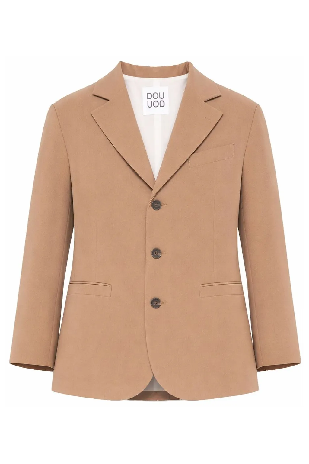 Single-Breasted Long-Sleeved Blazer