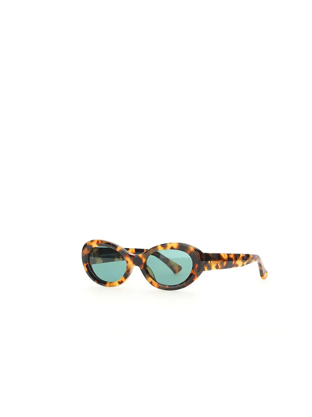Dries Van Noten Oval Frame Tinted Sunglasses