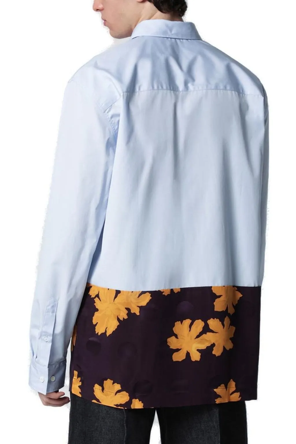 Dries Van Noten Panelled Long-Sleeved Shirt