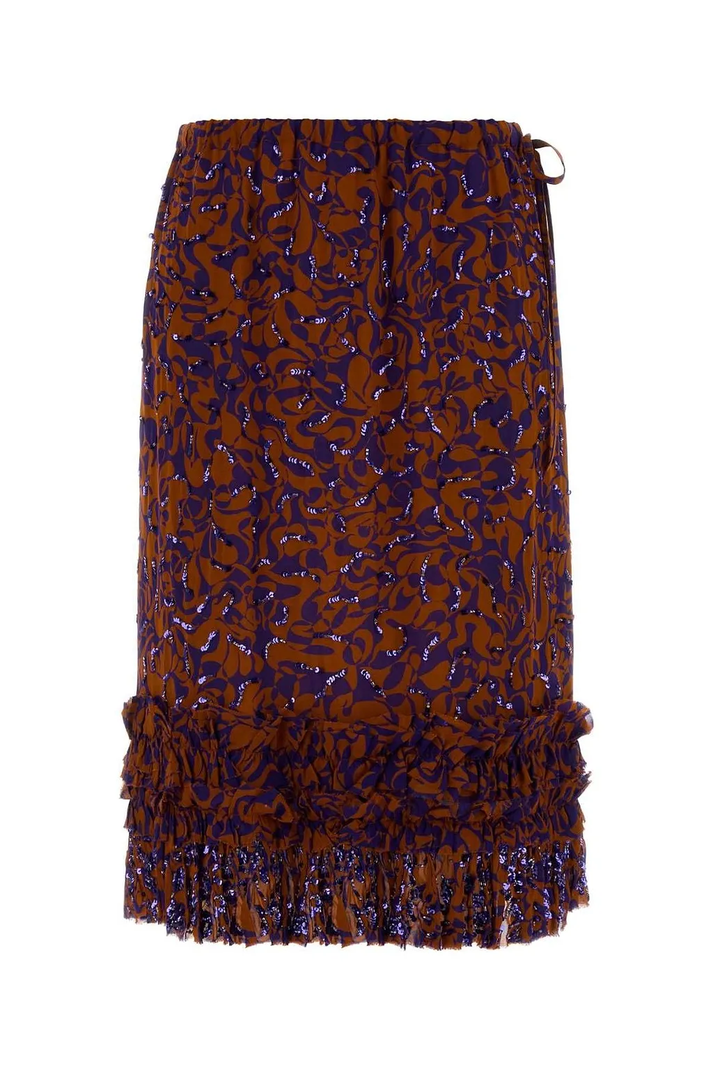 Pattern-Printed Skirt