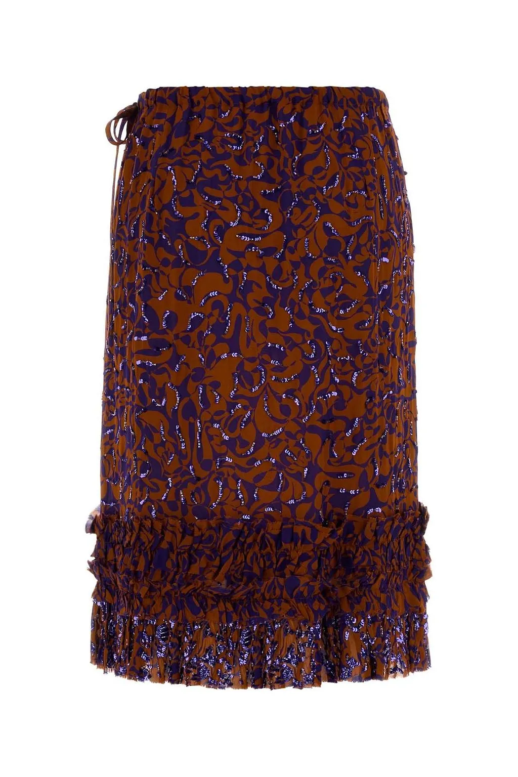 Pattern-Printed Skirt