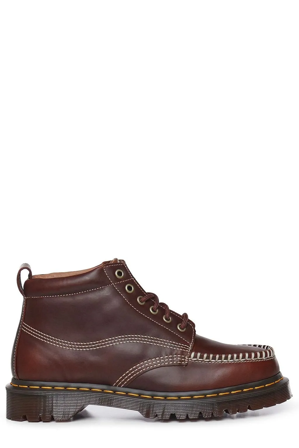 Dr. Martens Contrast-Stitch Lace-Up Boots