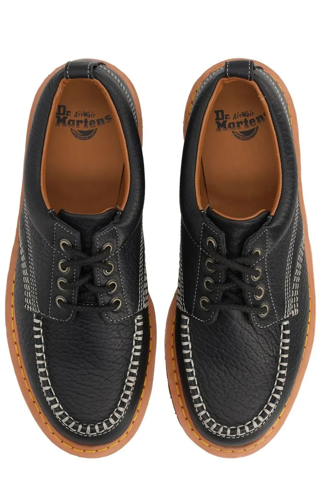 Dr. Martens Contrast-Stitch Lace-Up Shoes