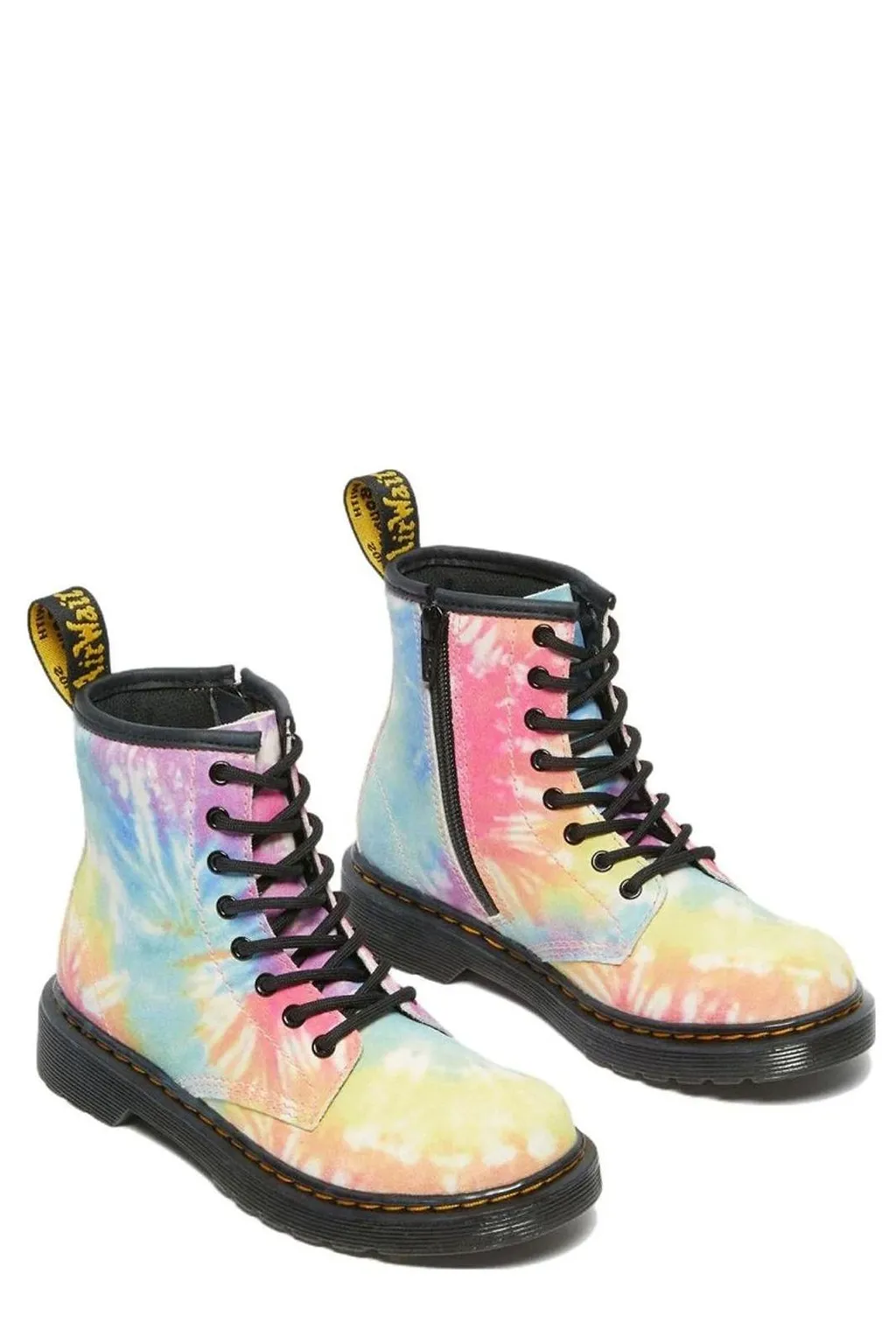 Dr. Martens Kids 1460 Tie Dye Lace Up Boots