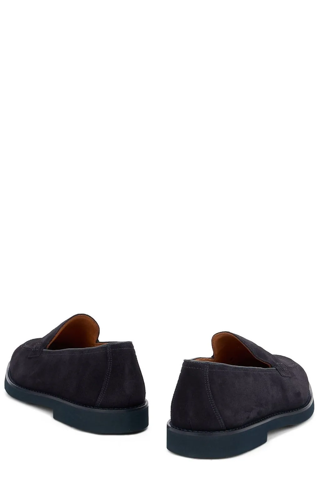 Doucal's Suede Penny Loafers