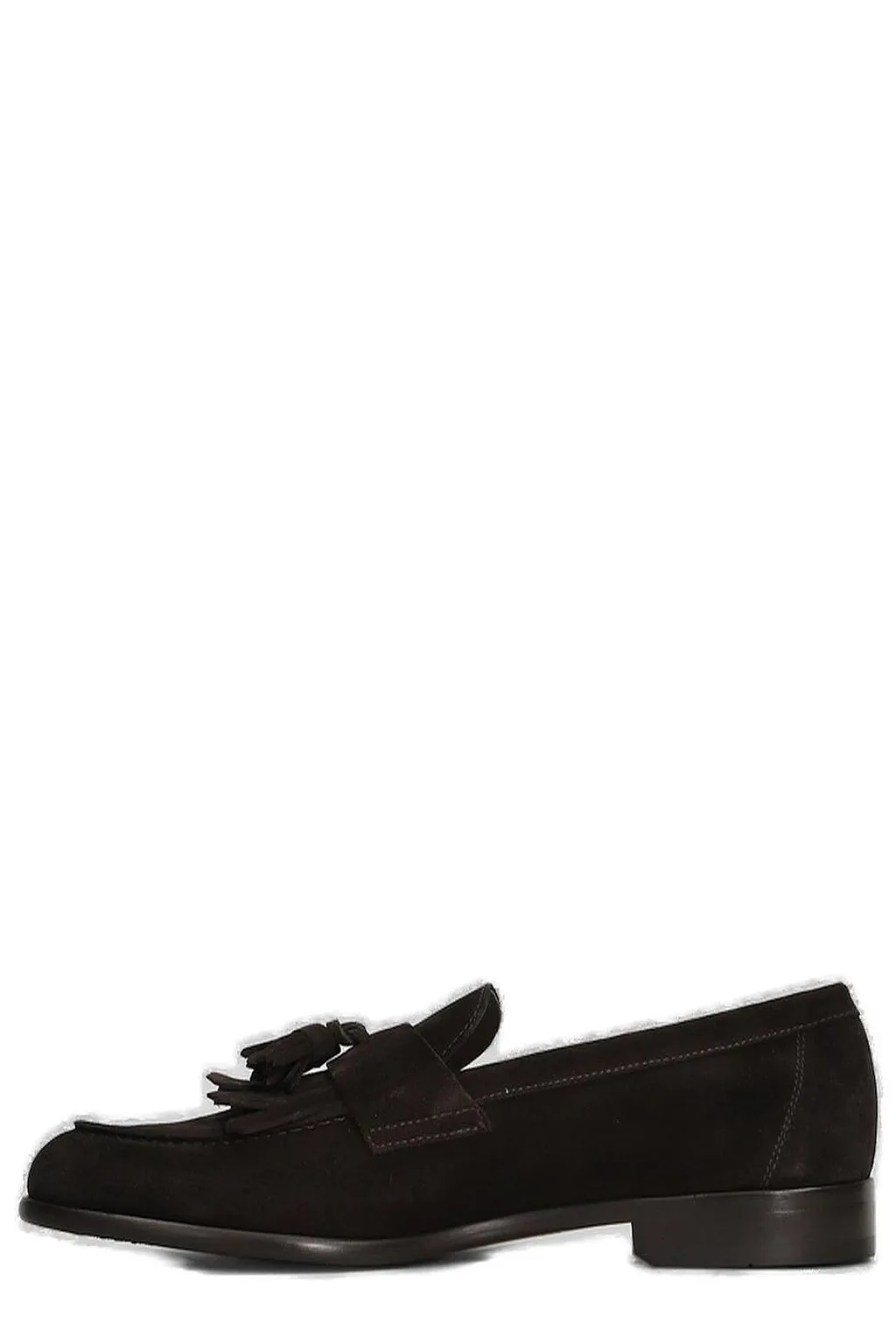 Doucal's Tassel Detailed Fringed Loafers