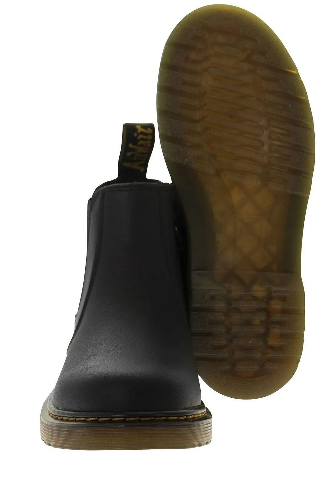 Dr. Martens Kids Round Toe Chelsea Boots