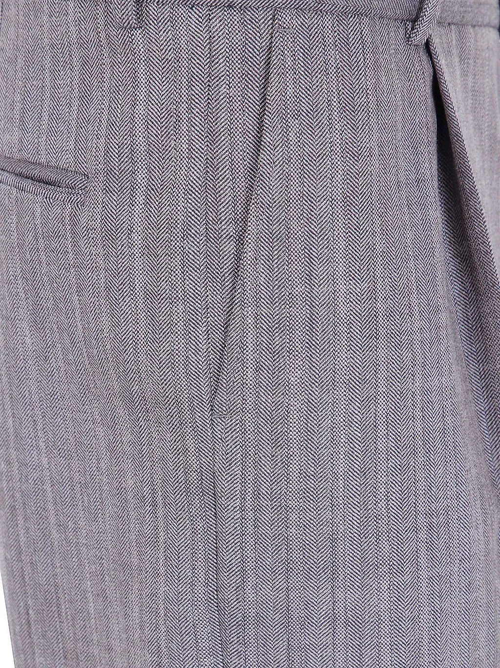 Dries Van Noten Pleated Straight Leg Pants