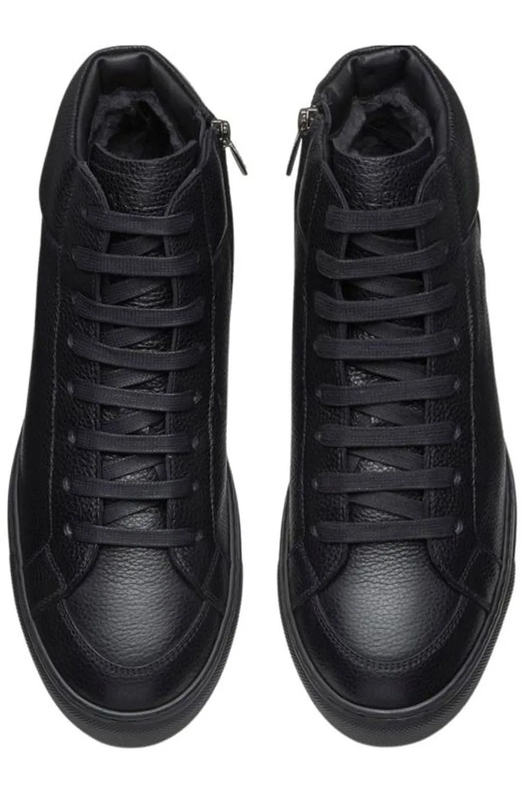Doucal's Zip High-Top Sneakers