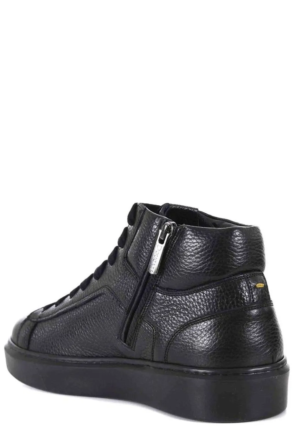 Doucal's Zip High-Top Sneakers