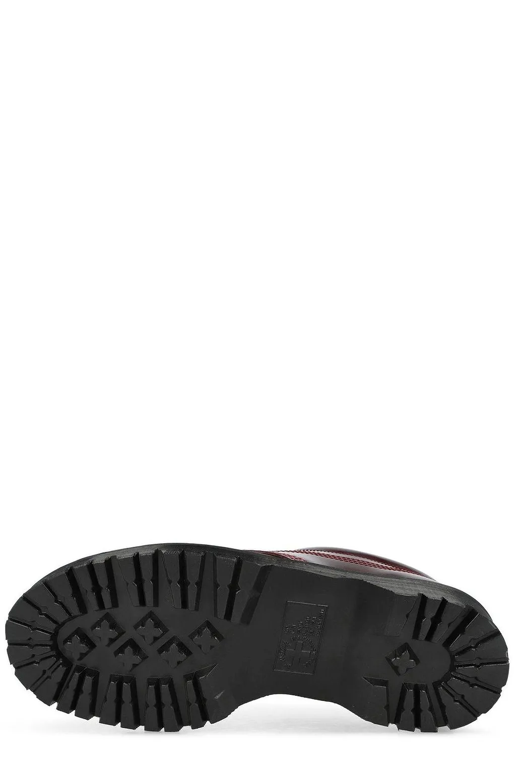 Dr. Martens Lowell Lacquered Leather Moc Toe Shoes