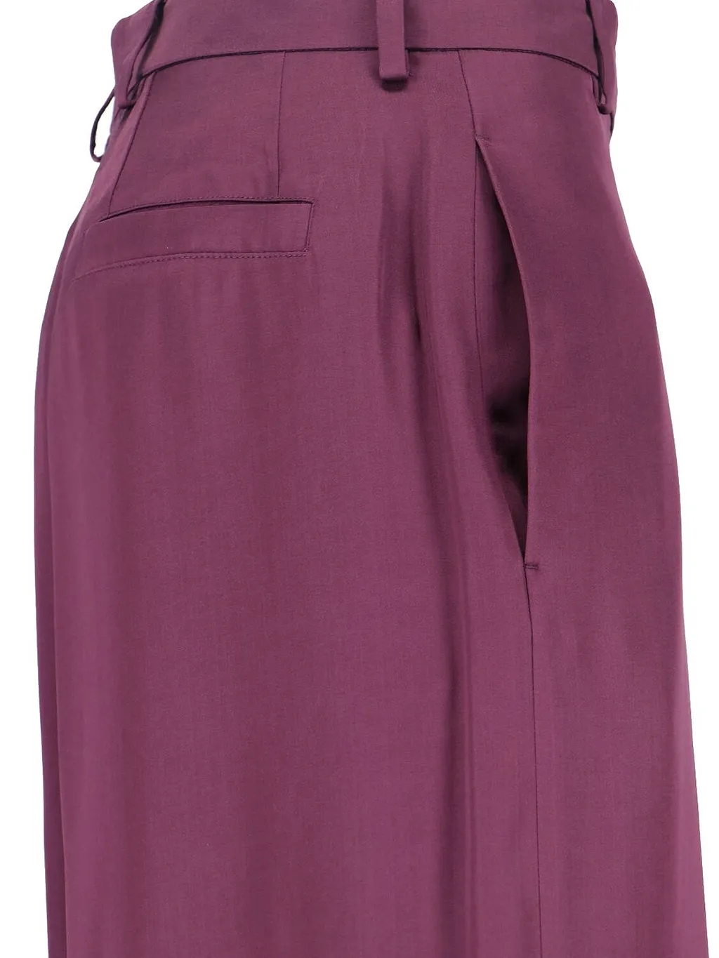 Pleated Wide-Leg Pants