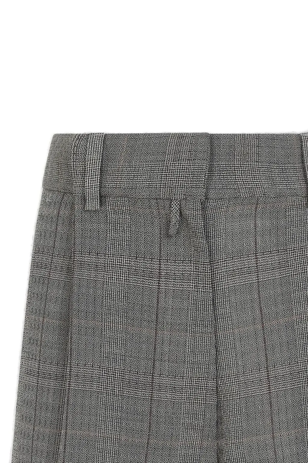 Dries Van Noten Checked Wide-Leg Pants
