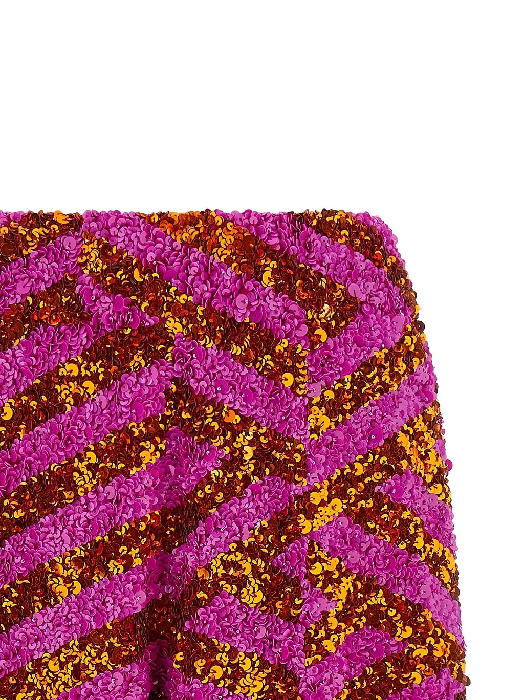 Pomy Bis Sequined Bermuda Shorts