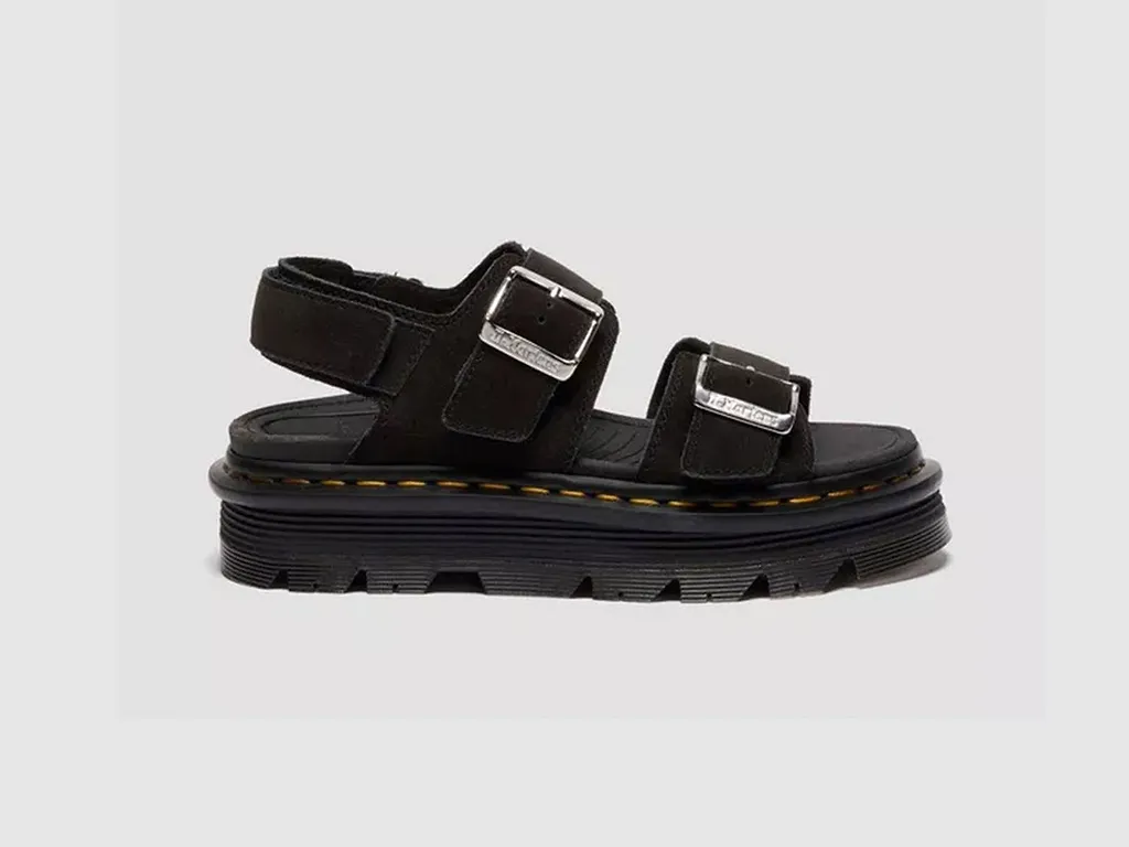 Dr. Martens Zebzag Buckled Platform Sandals