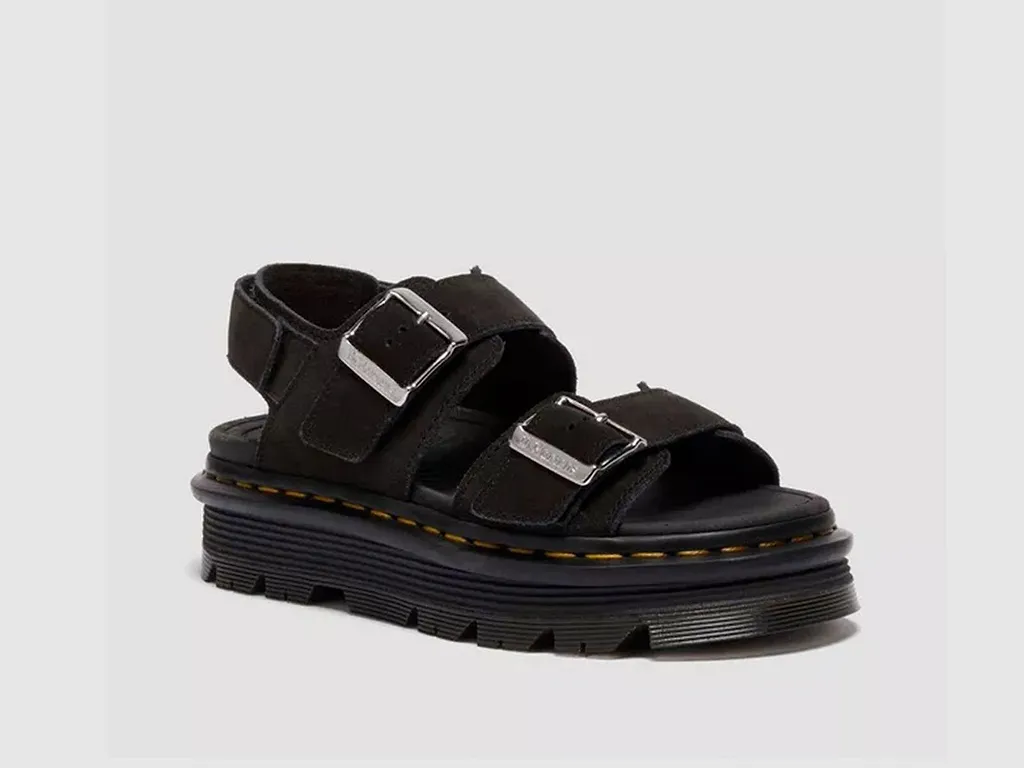 Dr. Martens Zebzag Buckled Platform Sandals