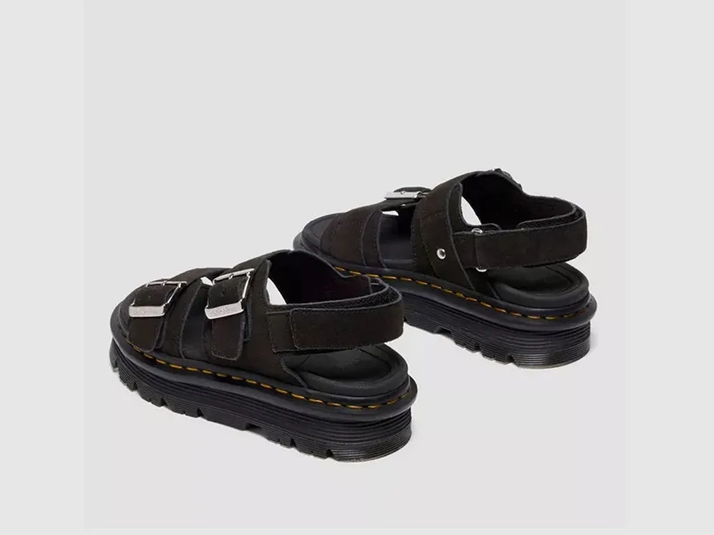 Dr. Martens Zebzag Buckled Platform Sandals