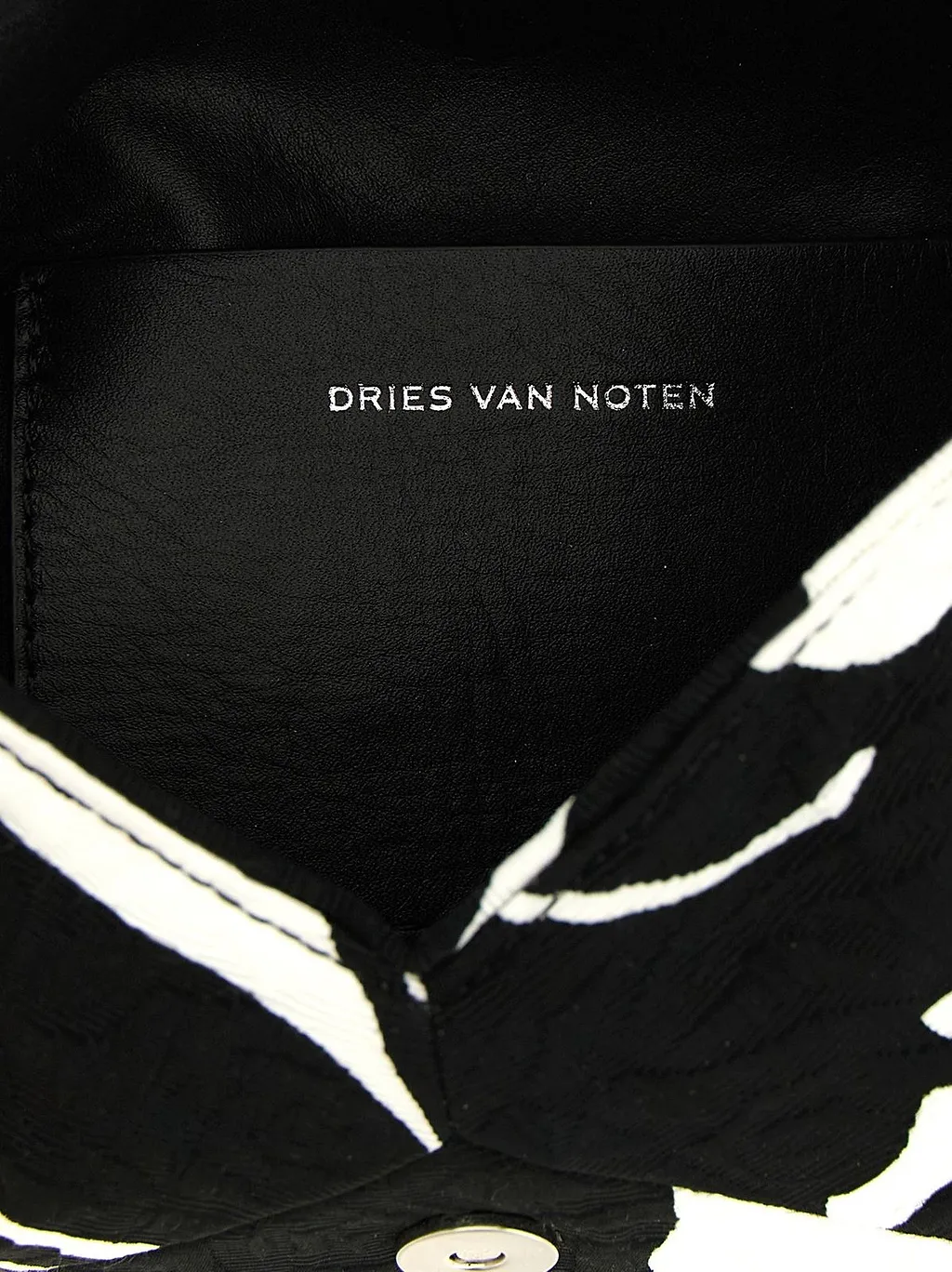 Dries Van Noten Jacquard Envelope Clutch Bag
