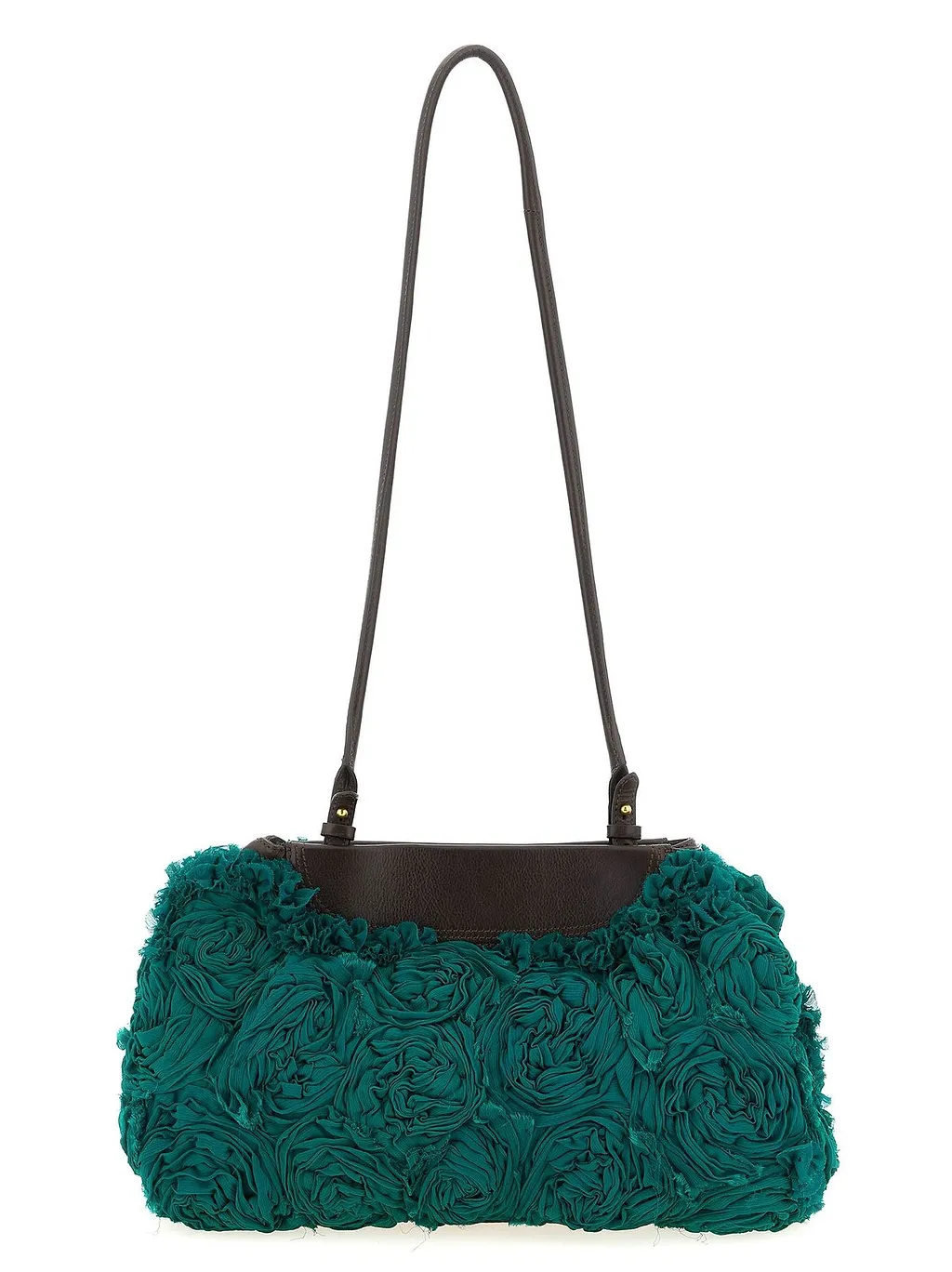 Dries Van Noten Roses Decorated Clutch Bag