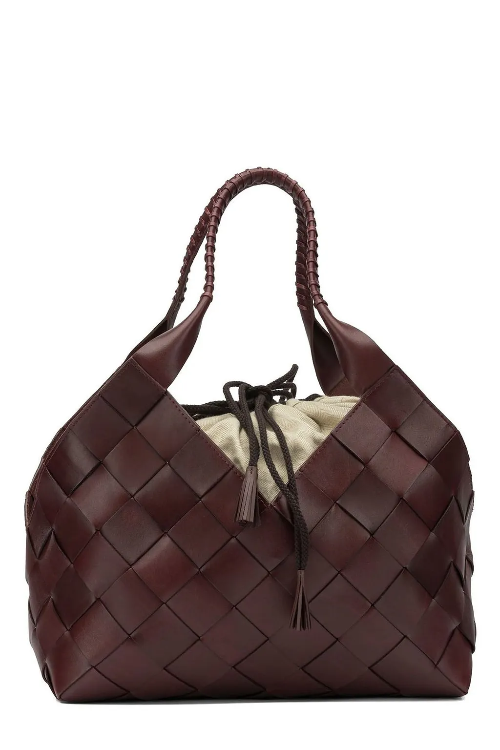 Castello Woven Top Handle Tote Bag