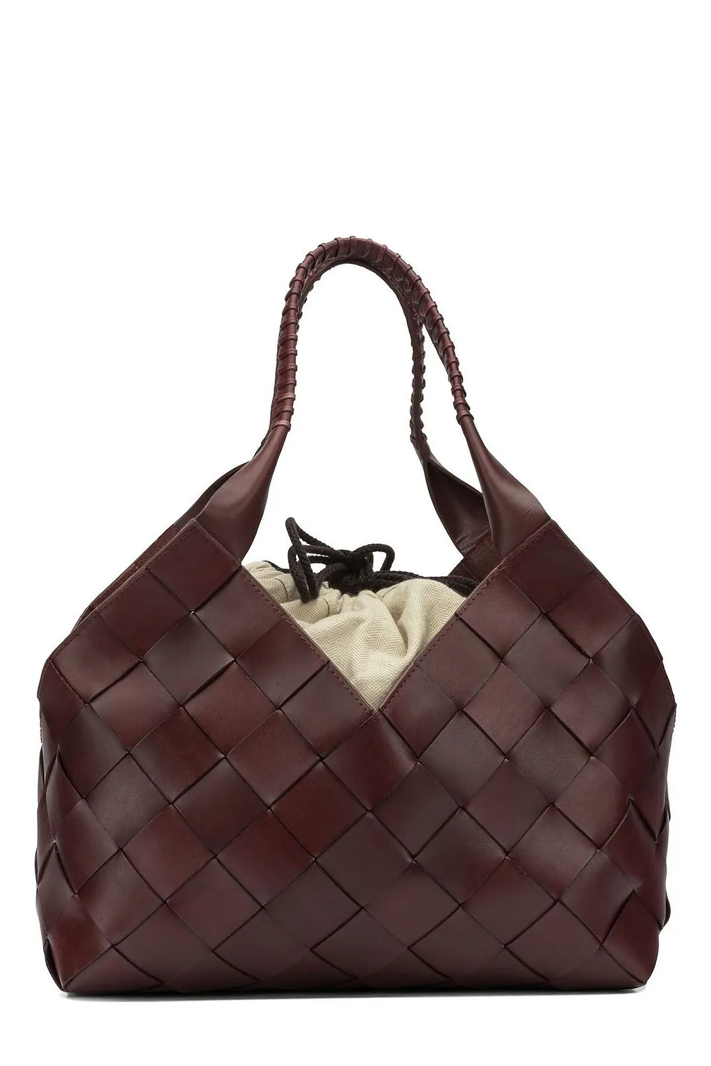 Castello Woven Top Handle Tote Bag