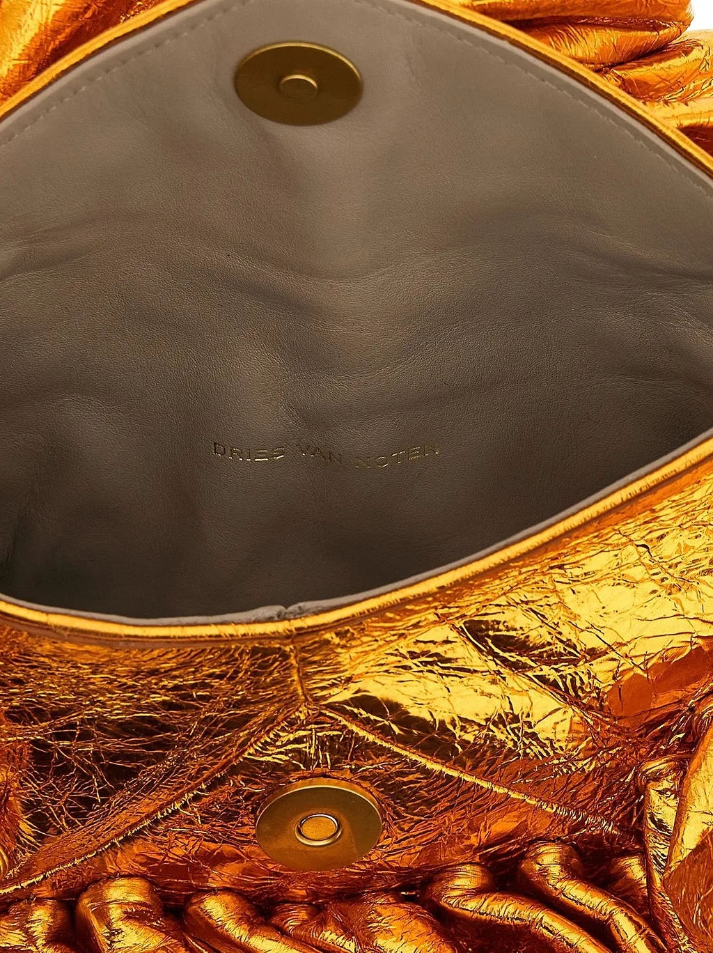 Dries Van Noten Ruffle Clutch Bag