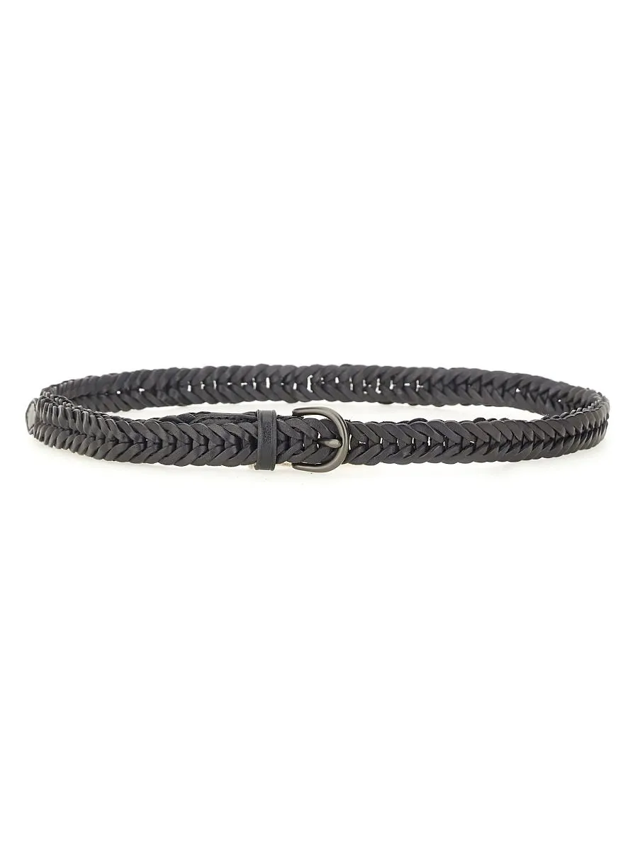 Dragon Diffusion Braided Strap Buckled Belt